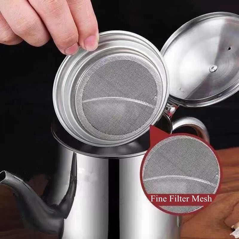🔥Pot filtrant à huile en acier inoxydable - Image 4