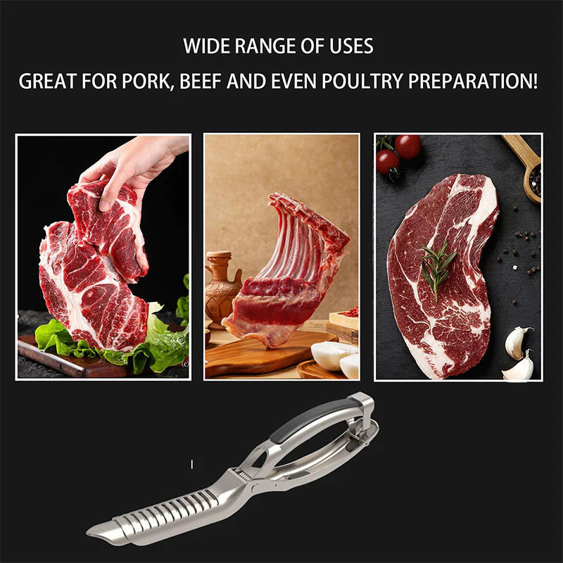 🏆Demi - prix à durée limitée✨🥩 Barbecue en acier inoxydable Rib Skinner - Image 6