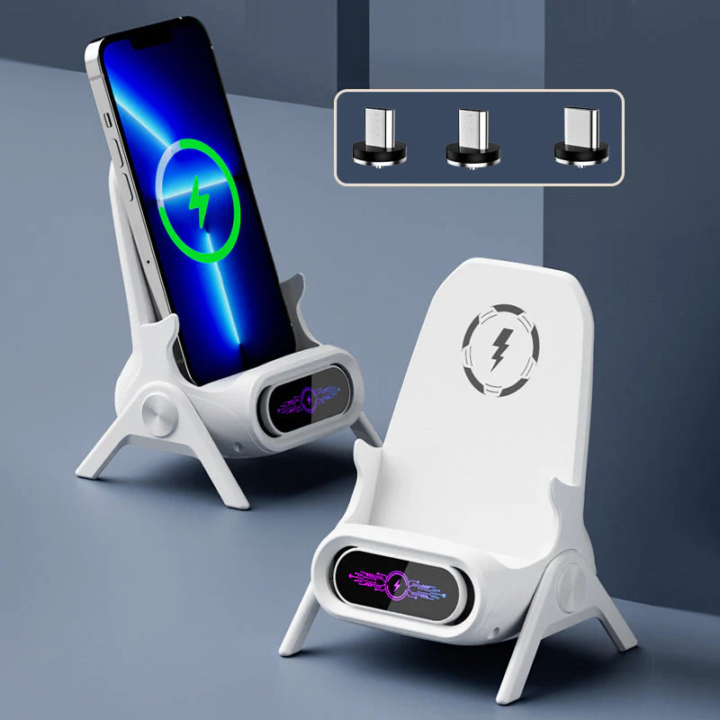 đ„ 50 % DE RĂDUCTION đ Support multifonctionnel sans fil avec chargeur rapide pour tĂ©lĂ©phone - Image 2