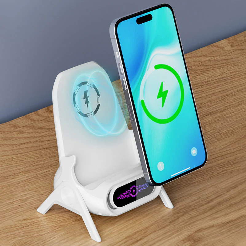 đ„ 50 % DE RĂDUCTION đ Support multifonctionnel sans fil avec chargeur rapide pour tĂ©lĂ©phone - Image 3