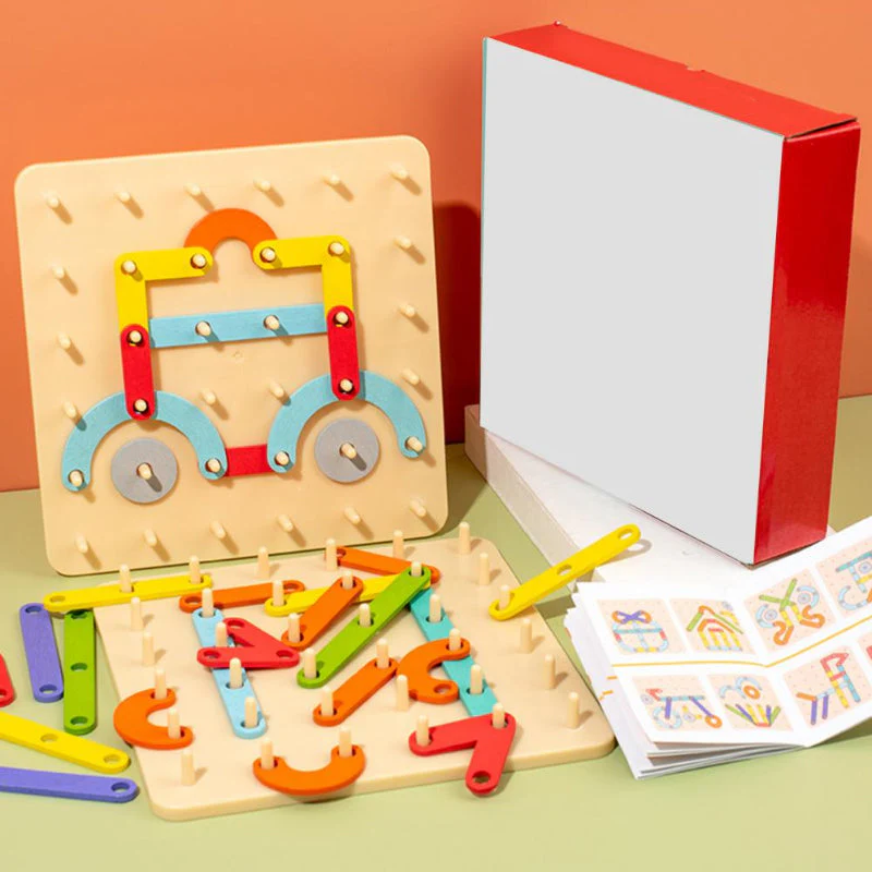 🎁Puzzle à Encastrement Montessori 🎅 Idée Cadeau de Noël !📢📢56% DE RÉDUCTION !!! ✨ - Image 4