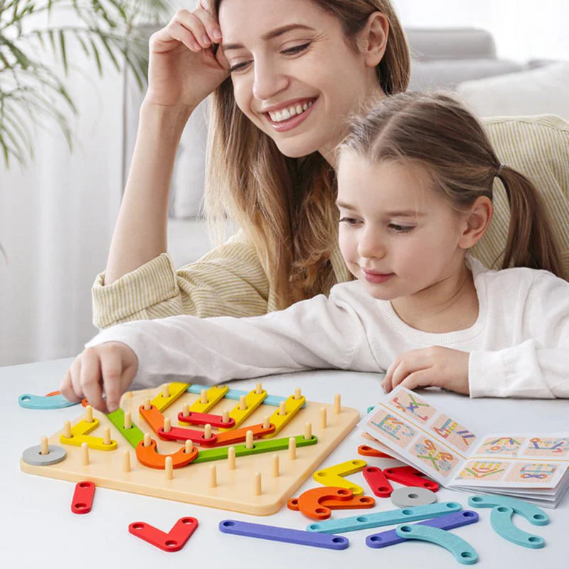 🎁Puzzle à Encastrement Montessori 🎅 Idée Cadeau de Noël !📢📢56% DE RÉDUCTION !!! ✨ - Image 5