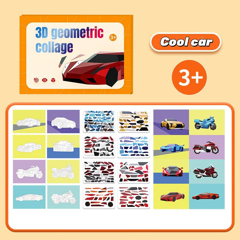 Sticker Puzzle Books Set for Kids - Image 11