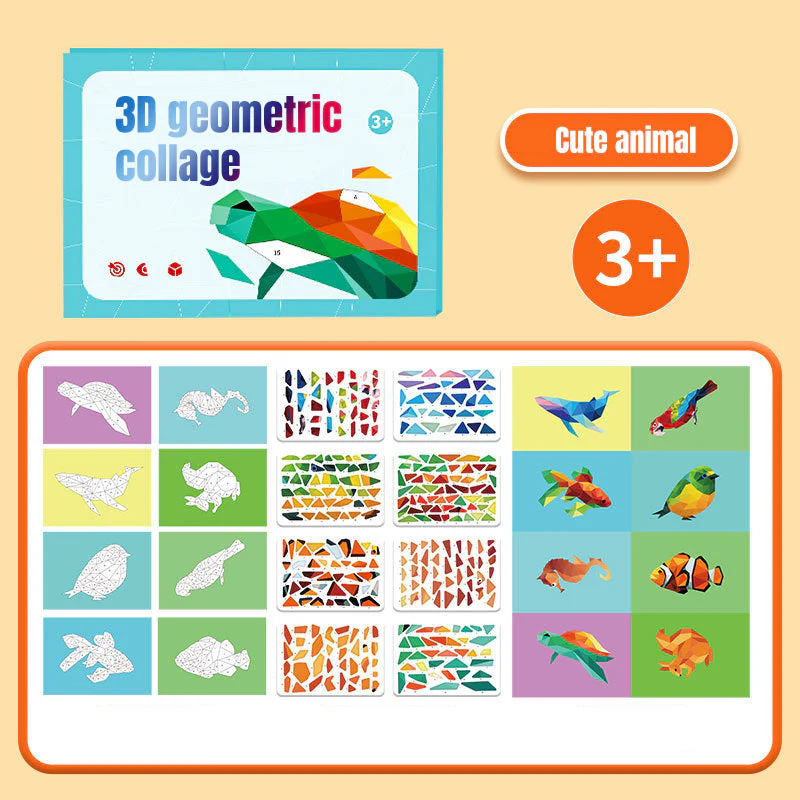 Sticker Puzzle Books Set for Kids - Image 13
