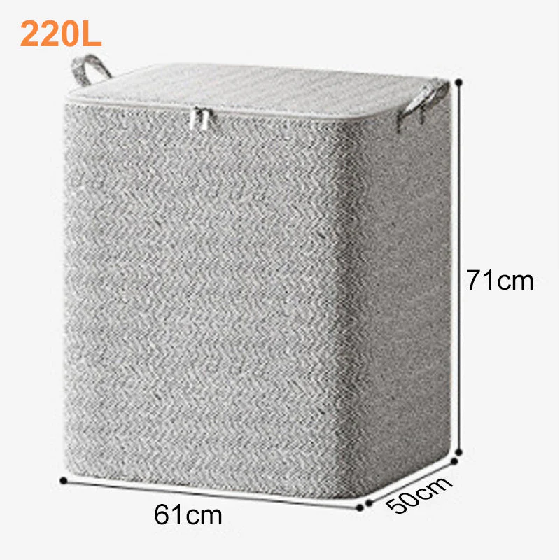 📢📢60 % de réduction !! ⏰Boîte de rangement extra-large avec couvercle - polyvalente pour les vêtements, les couvertures et la literie - Image 10