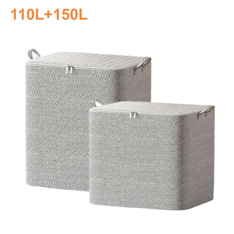 📢📢60 % de réduction !! ⏰Boîte de rangement extra-large avec couvercle - polyvalente pour les vêtements, les couvertures et la literie - Image 11