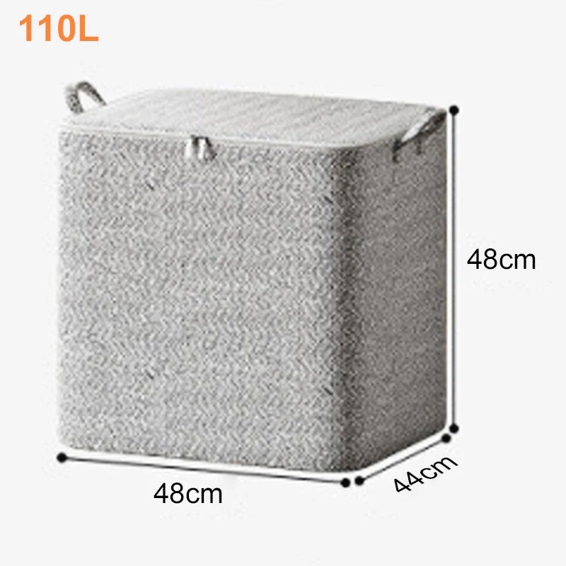 📢📢60 % de réduction !! ⏰Boîte de rangement extra-large avec couvercle - polyvalente pour les vêtements, les couvertures et la literie - Image 8