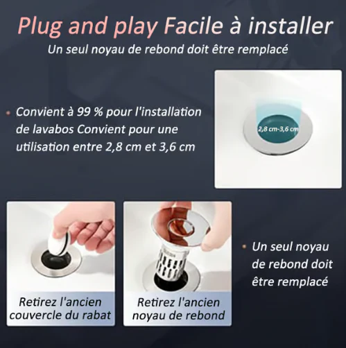 ✨ 74% de réduction& ACHETEZ 3 OBTENEZ 2 GRATUIT - Passoire universelle en acier inoxydable pour évier - Image 5