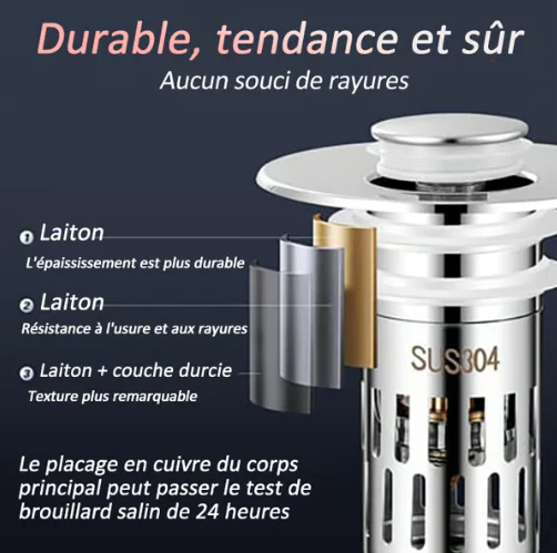 ✨ 74% de réduction& ACHETEZ 3 OBTENEZ 2 GRATUIT - Passoire universelle en acier inoxydable pour évier - Image 6