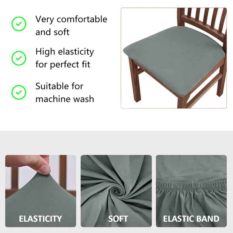 Housses de chaise extensibles et imperméable🎯Achetez 1 article → Recevez 4 pièces ! 🎁 - Image 3
