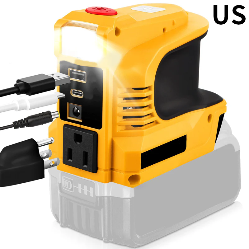🔌【Smart Powerbank】Mini convertisseur DC/AC - 220W powerbank portable ! ⚡ Convient pour les voitures, les camping-cars, l'utilisation en extérieur et les maisons d'été - Image 10