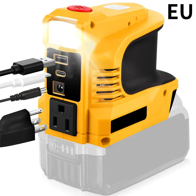 🔌【Smart Powerbank】Mini convertisseur DC/AC - 220W powerbank portable ! ⚡ Convient pour les voitures, les camping-cars, l'utilisation en extérieur et les maisons d'été - Image 13