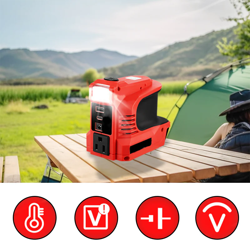 🔌【Smart Powerbank】Mini convertisseur DC/AC - 220W powerbank portable ! ⚡ Convient pour les voitures, les camping-cars, l'utilisation en extérieur et les maisons d'été - Image 3