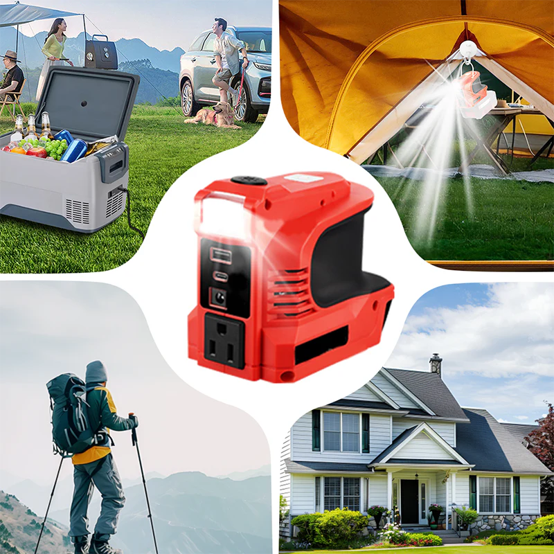 🔌【Smart Powerbank】Mini convertisseur DC/AC - 220W powerbank portable ! ⚡ Convient pour les voitures, les camping-cars, l'utilisation en extérieur et les maisons d'été - Image 7