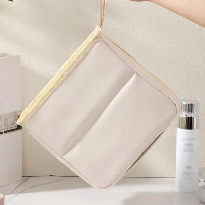 📢📢50 % de réduction !! ⏰Trousse à cosmétiques élégante à compartiments – Style minimaliste, rangement intelligent et ultra-pratique ✨ - Image 5