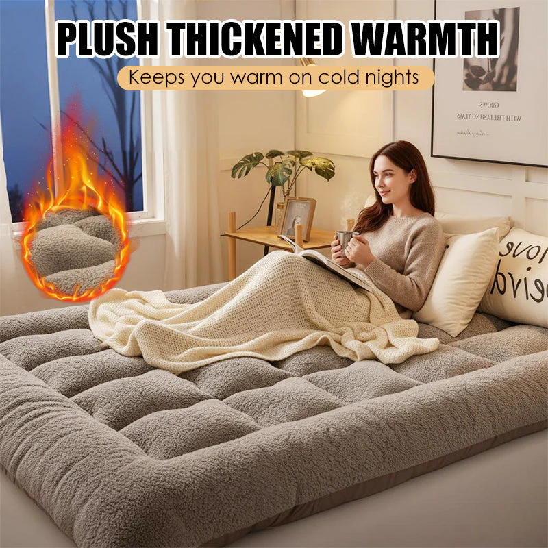 📢📢50% de réduction ! ⏰Surmatelas Épais et Chaud - Confort Ergonomique, Housse Respirante, Strapes Anti-Glisse ❄️🛏️ - Image 3