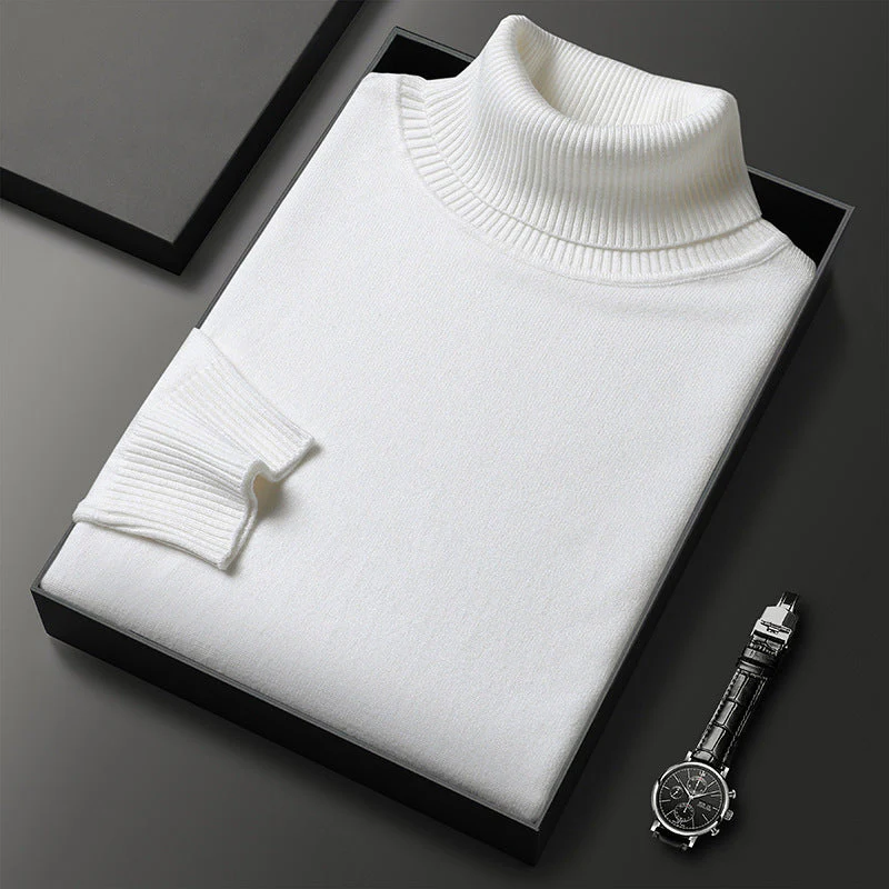 🧵 60 % DE RÉDUCTION MAINTENANT ! ✨ Pull en cachemire haut de gamme pour homme - Doux et respirant, style polyvalent pour le bureau ou les tenues décontractées 🍂📦 - Image 16