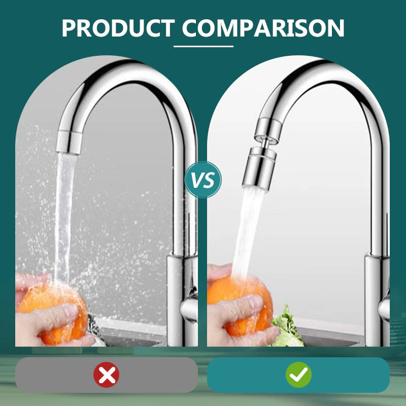 🚰✨ Robinet pivotant à 360° avec fonction 2 en 1 et gazéificateur d'eau potable – Des robinets précis pour une cuisine flexible et durable ! 🌱💧 - Image 4
