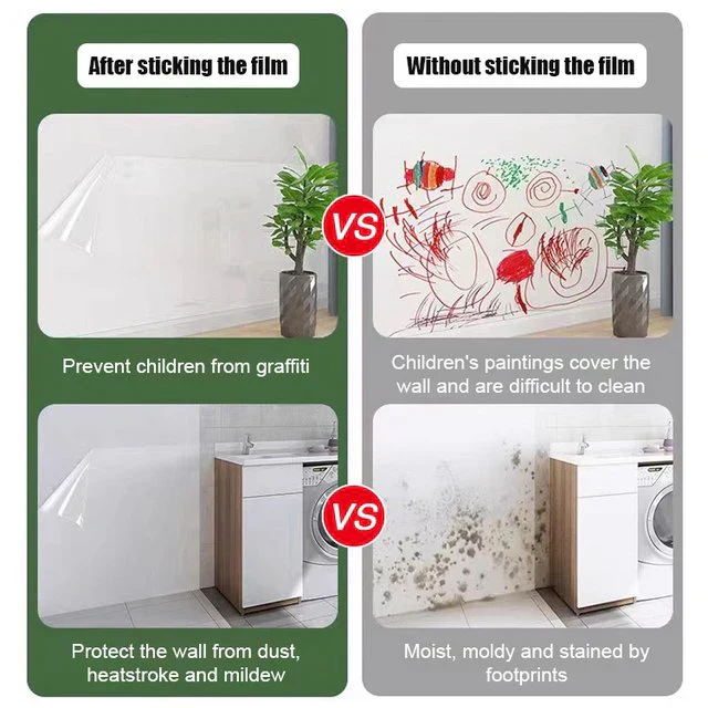 🏡50% de réduction pour une durée limitée✨Autocollants muraux transparents, imperméables, anti-huile et anti-statique pour usage domestique - Image 4