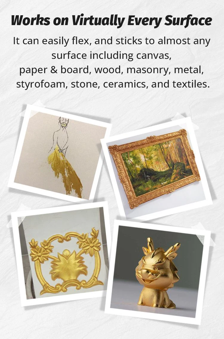 Peinture en Feuille d'Or à Base d'Eau pour l'Art, la Peinture et l'Artisanat - Image 17