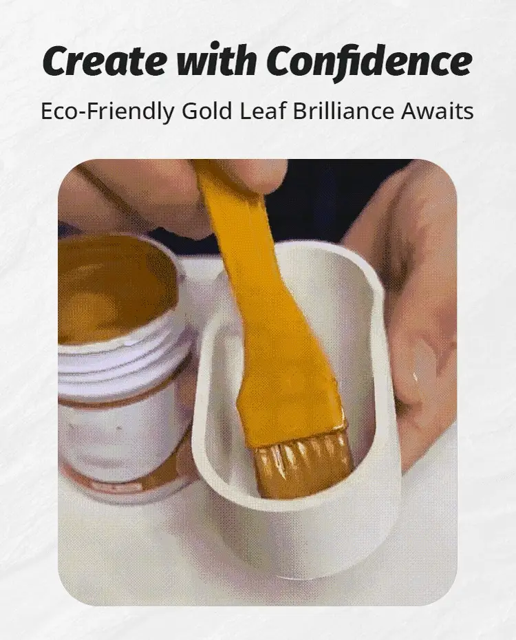 Peinture en Feuille d'Or à Base d'Eau pour l'Art, la Peinture et l'Artisanat - Image 18