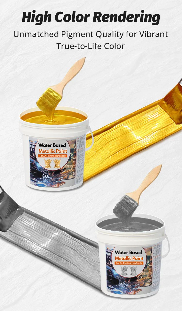 Peinture en Feuille d'Or à Base d'Eau pour l'Art, la Peinture et l'Artisanat - Image 19