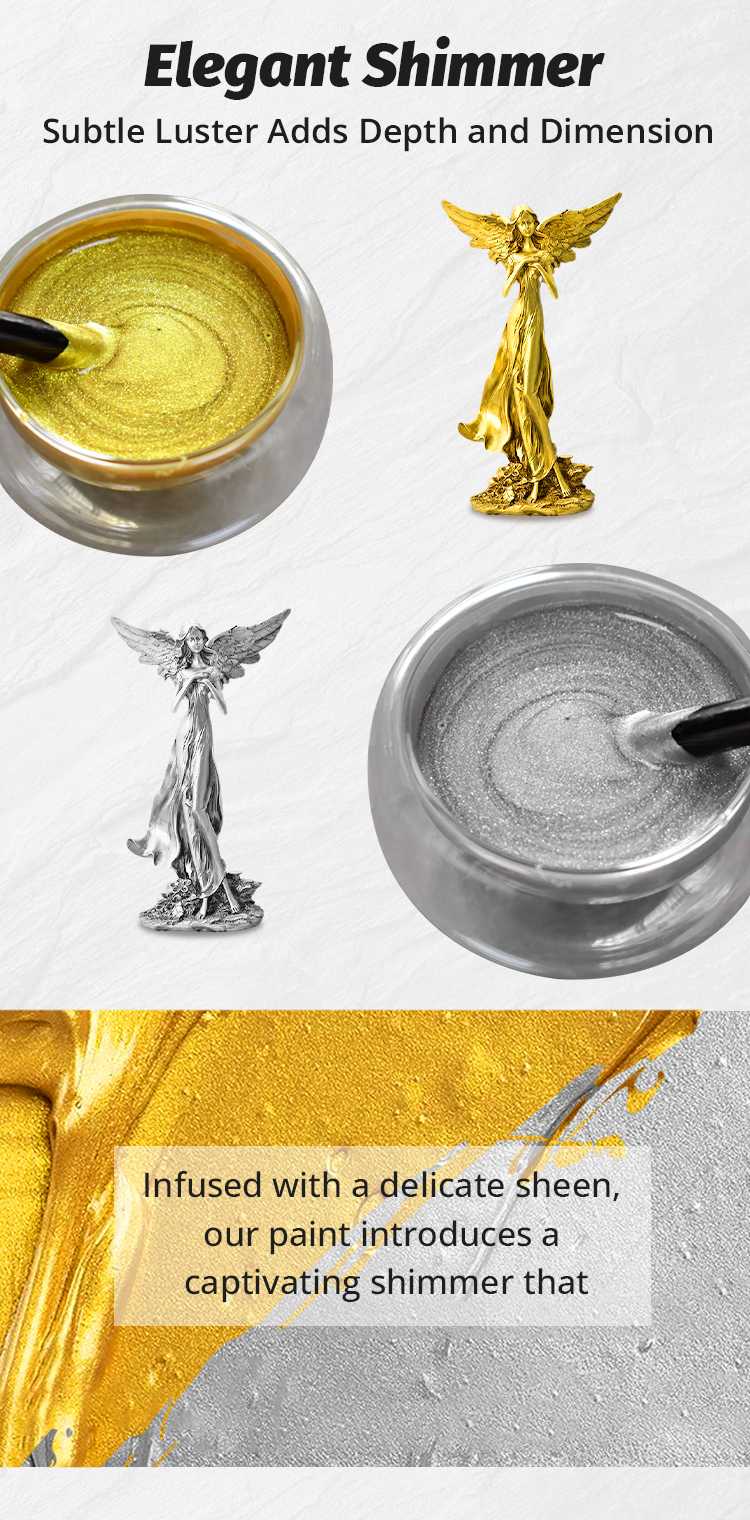 Peinture en Feuille d'Or à Base d'Eau pour l'Art, la Peinture et l'Artisanat - Image 21