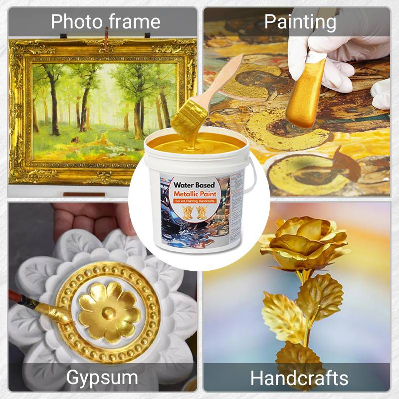Peinture en Feuille d'Or à Base d'Eau pour l'Art, la Peinture et l'Artisanat - Image 6