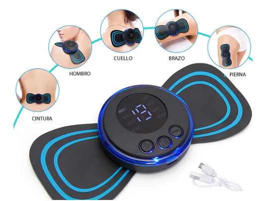 📢Achate plus, économisez plus.💪 Masseur Portable avec 8 Modes et Écran LCD - Mini Stimulateur Musculaire pour Soulagement de la Douleur 🚶♀️ - Image 6