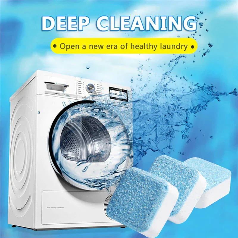 📢📢Achetez-en 5，obtenez-en 5 gratuits ⏰ Tablettes de Nettoyage pour Lave-Linge – Élimine les Résidus, Désinfecte & Pour Lave-Linge à Hublot/Frontal 🌀
