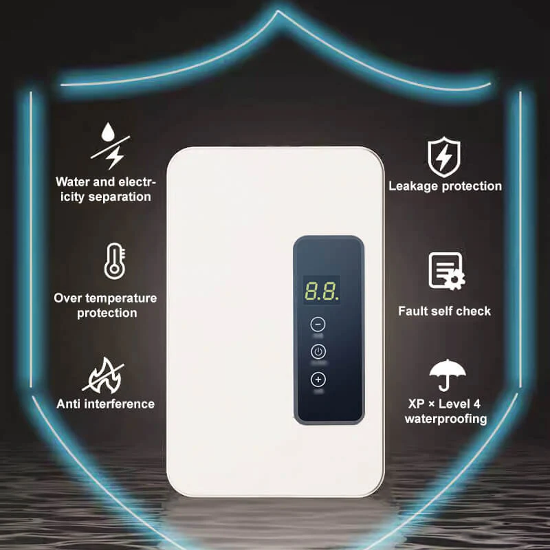 🔥 60% DE RÉDUCTION ! ✨ Chauffe-eau Instantané sans Réservoir - Design Compact avec Contrôle de Température Numérique pour Économie d'Énergie ⚡🚿 - Image 5
