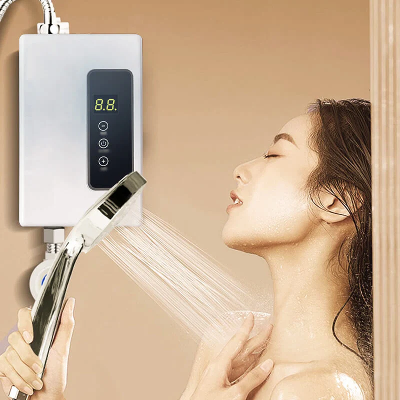 🔥 60% DE RÉDUCTION ! ✨ Chauffe-eau Instantané sans Réservoir - Design Compact avec Contrôle de Température Numérique pour Économie d'Énergie ⚡🚿 - Image 8
