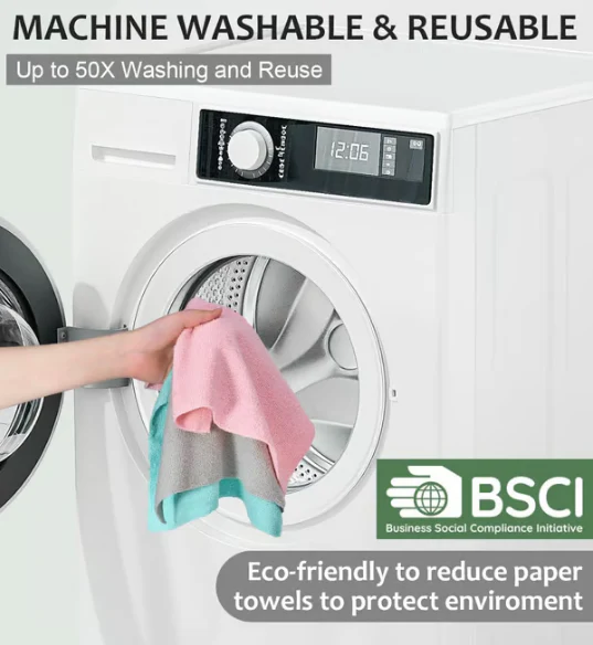 Achetez-en 2 et obtenez-en 1 gratuitement🔥Vente chaude♻️ Rouleau de tissu microfibre réutilisable 🧻 - Image 7