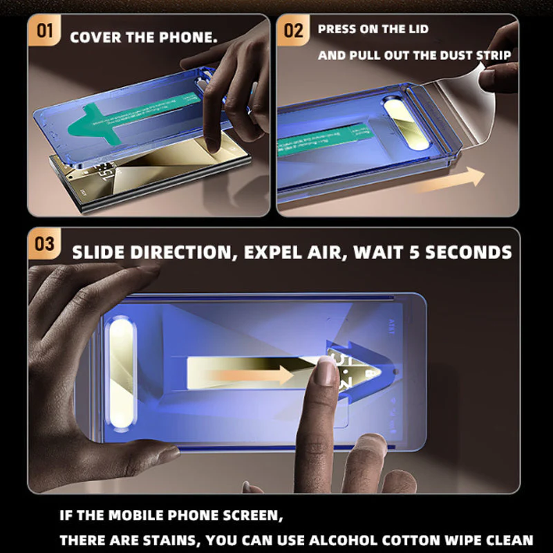 Tempered Glass Screen Protector For Samsung - Image 3