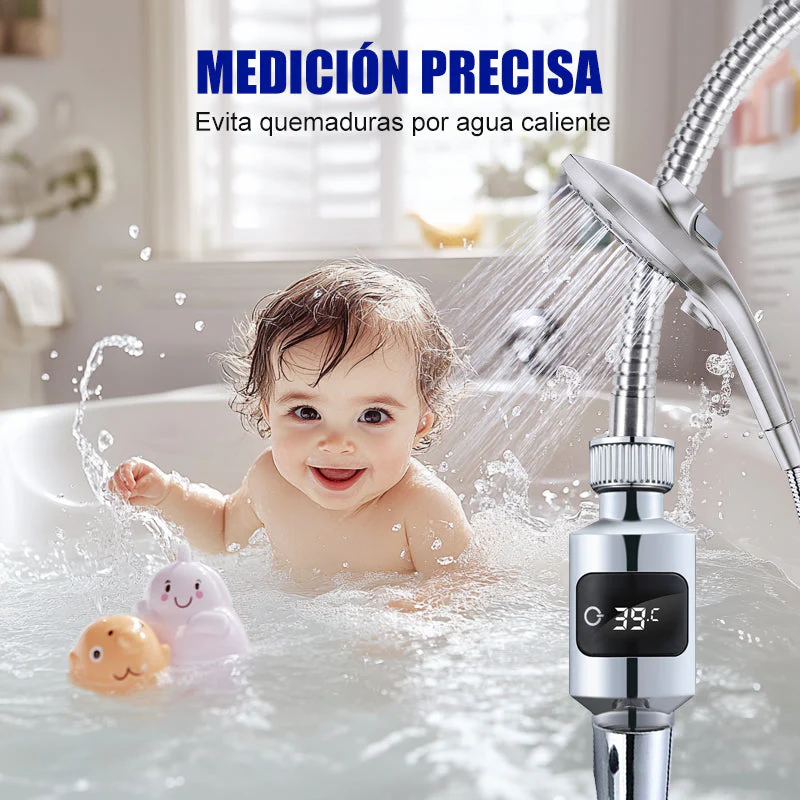 🌡️ DOUCHE 100% SÉCURISÉE ! Découvrez le Thermomètre Intelligent Qui Protège Toute la Famille 🔥Thermomètre de douche à LED haute précision - Image 3