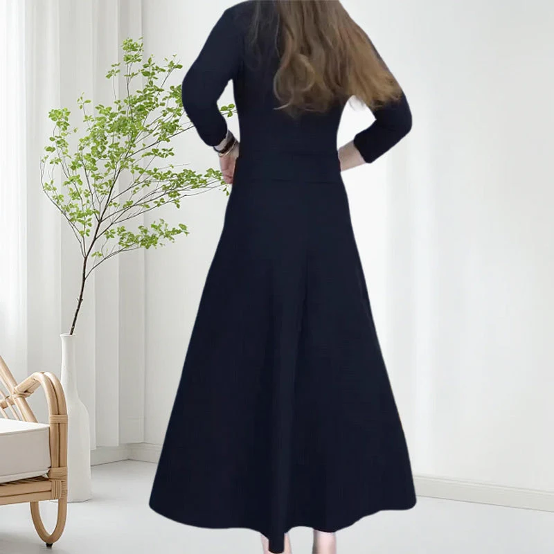 ❄️Remise saisonnière 50%🍂Jupe Longue Épaisse Taille Haute Élastique pour Femme - Image 3