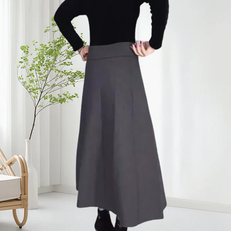 ❄️Remise saisonnière 50%🍂Jupe Longue Épaisse Taille Haute Élastique pour Femme - Image 5