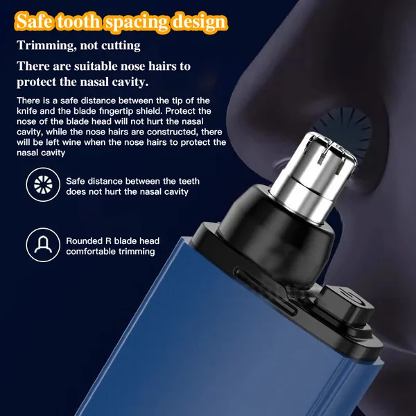 🏆63% de réduction pour une durée limitée🎁Tondeuse portable pour les poils de nez✨ - Image 3