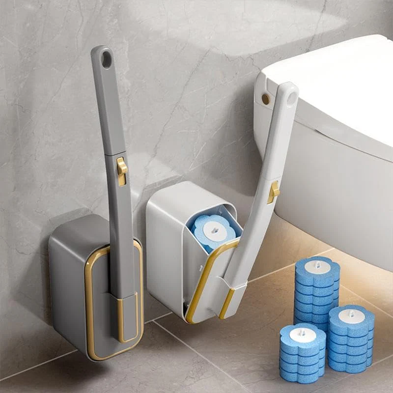 📢📢50 % de réduction !! ⏰ Ensemble de Brosses de Toilette Jetables à Fixation Murale – Hygiénique, Élégant & Gain de Place - Image 6
