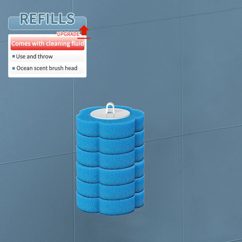 📢📢50 % de réduction !! ⏰ Ensemble de Brosses de Toilette Jetables à Fixation Murale – Hygiénique, Élégant & Gain de Place - Image 9