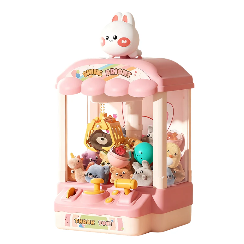📢📢50 % de réduction !!! 🎅 Machine à pince animaux mignonne pour enfants 🎉 Comprend des peluches et des jouets en capsule🧸 - Image 11