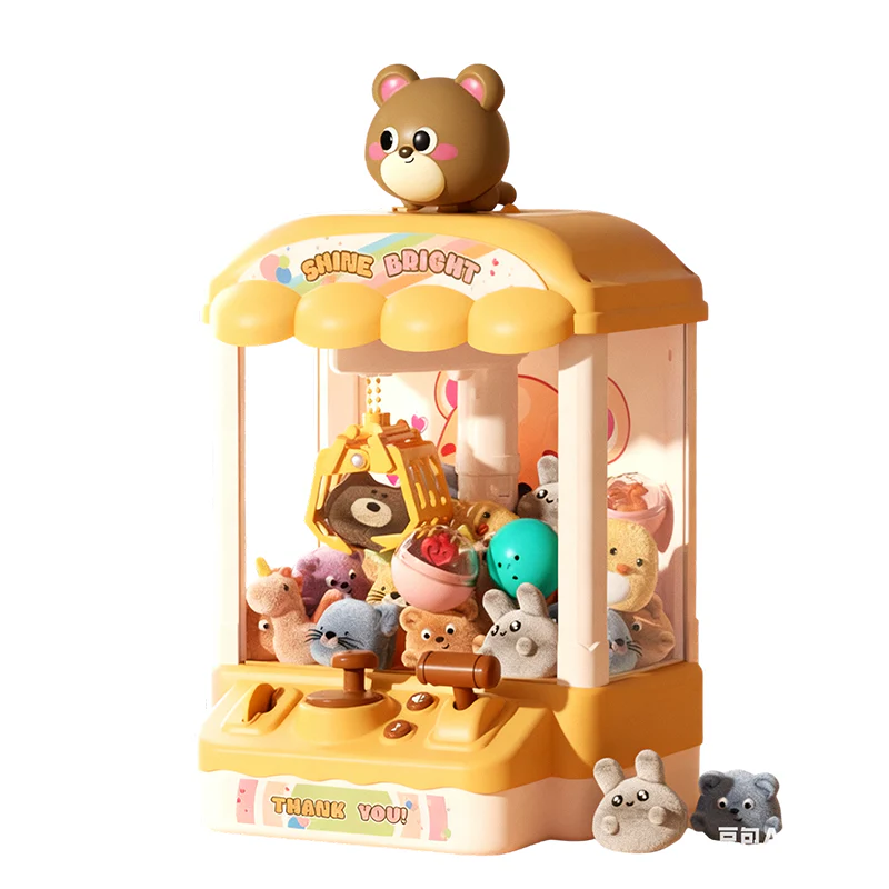 📢📢50 % de réduction !!! 🎅 Machine à pince animaux mignonne pour enfants 🎉 Comprend des peluches et des jouets en capsule🧸 - Image 12