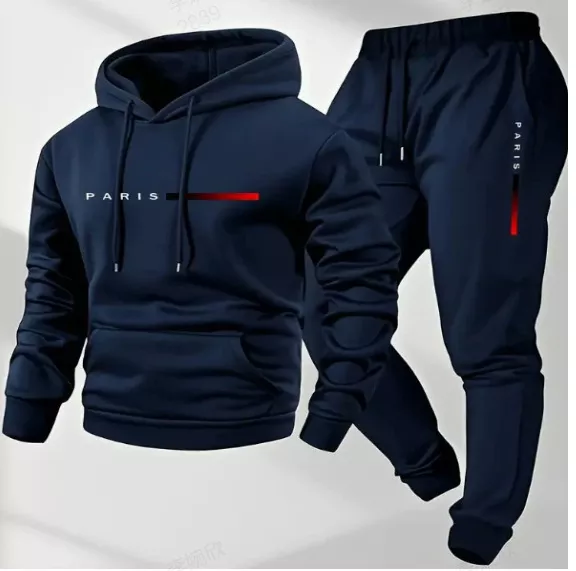 📢📢50 % de réduction !! ⏰Livraison gratuite⏰Ensemble survêtement à capuche pour homme - Image 17