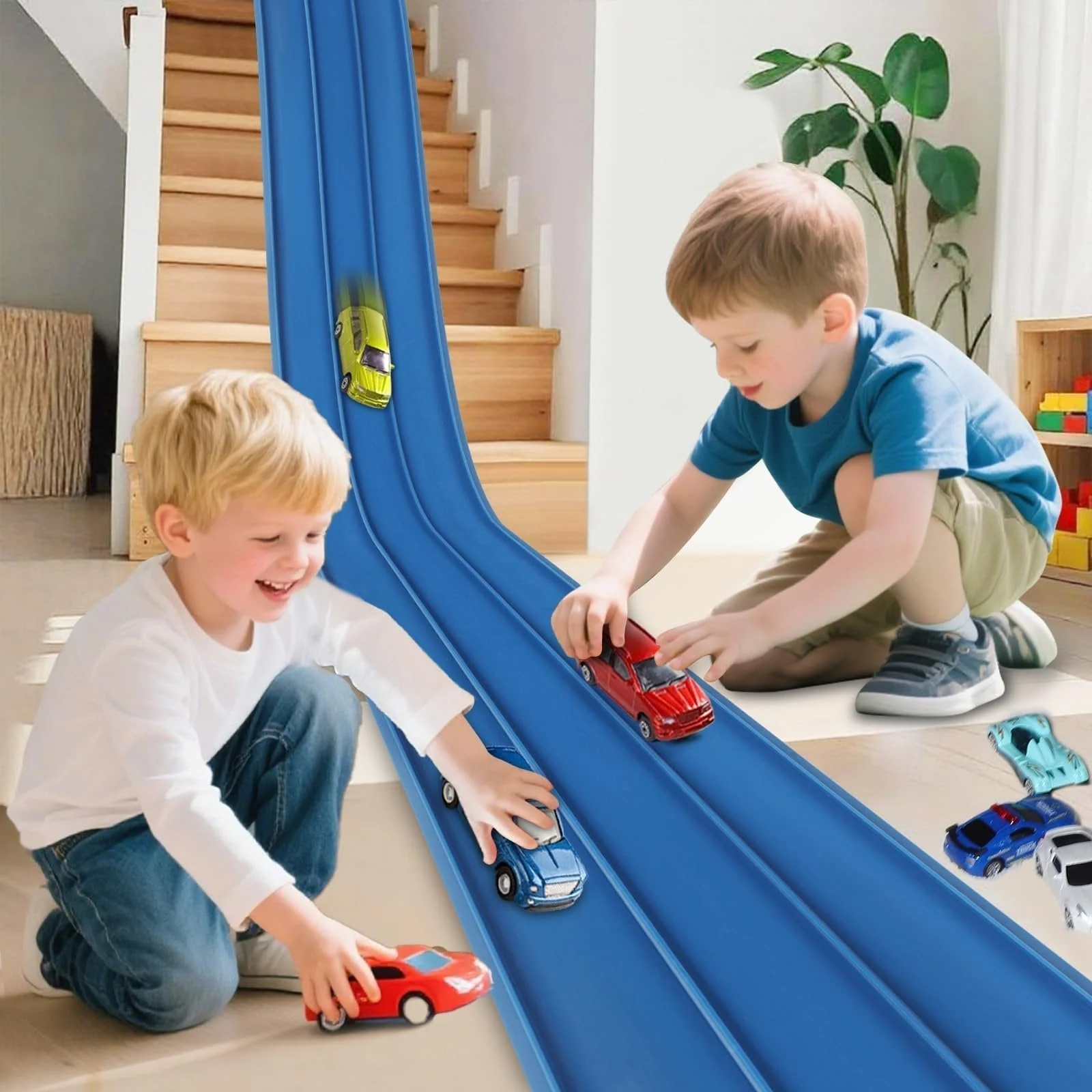 🎄🎁 Cadeau surprise de Noël 2025 : Piste de course flexible à faire soi-même 🚗✨ - Image 10