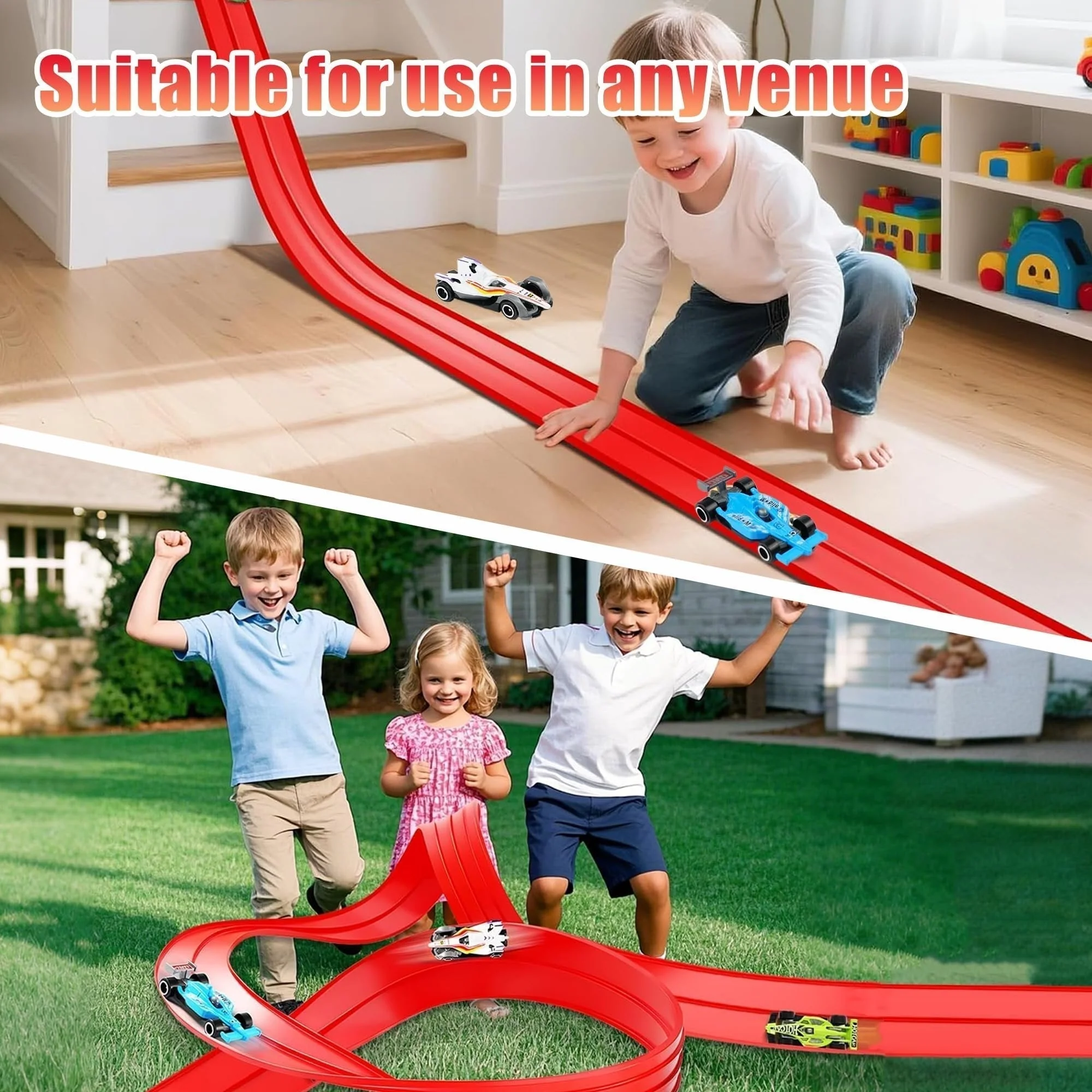 🎄🎁 Cadeau surprise de Noël 2025 : Piste de course flexible à faire soi-même 🚗✨ - Image 8