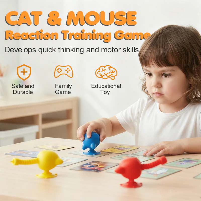 📢📢50 % de réduction !!!🎅🐱 Jeu d'entraînement à la réaction chat et souris🎁 - Image 4