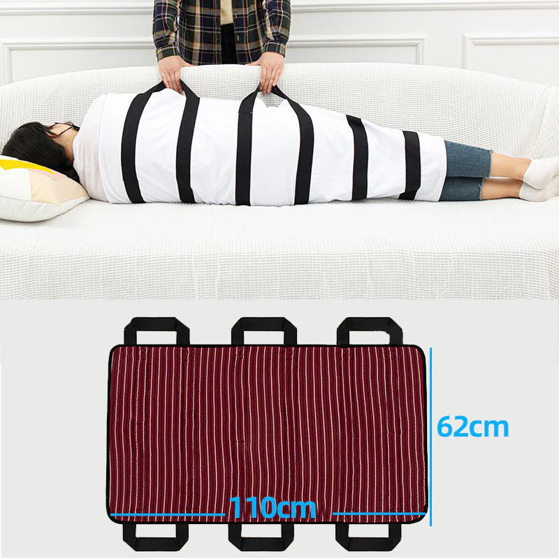 Stand Assistance Transfer Bed Pad with Handles - Image 3