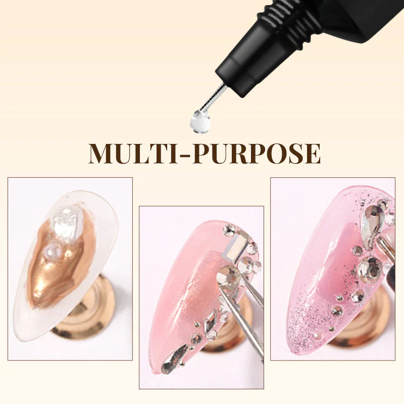 📣Limited Time Buy 1 Get 1 Free💅Transparent Nail Art Adhesive with Precision Dispenser - Image 4
