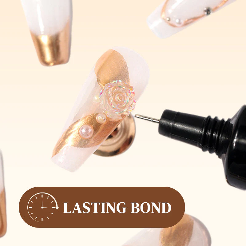 📣Limited Time Buy 1 Get 1 Free💅Transparent Nail Art Adhesive with Precision Dispenser - Image 5
