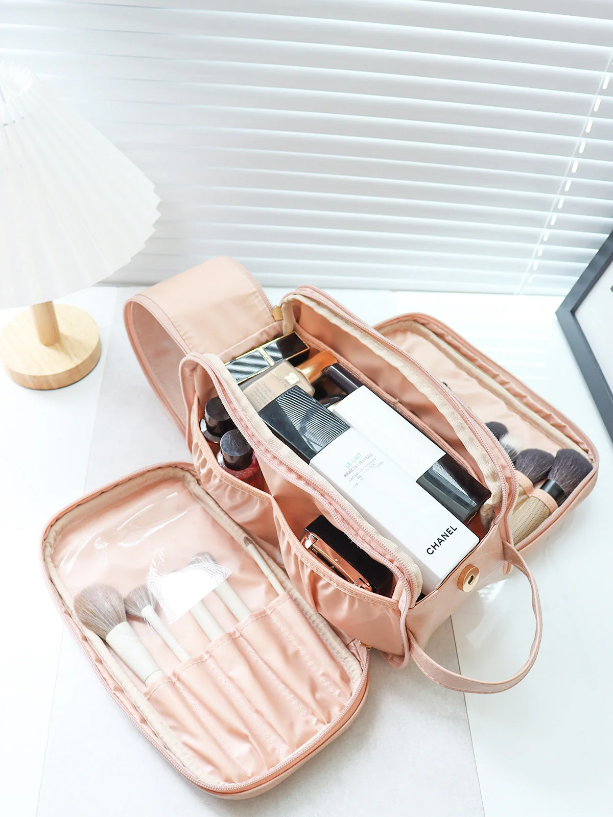 📢Durée limitée 63% de réduction✨🌸Sac à Cosmétiques de Grande Capacité à Huit Compartiments🌸 - Image 11